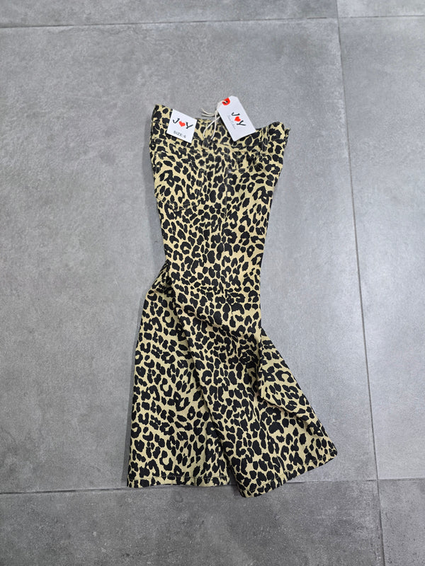 JEANS ANIMALIER BEIGE