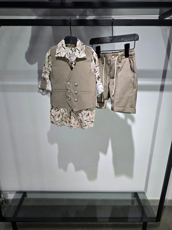 JASPER COORDSET HAWAII 3/7 BEIGE