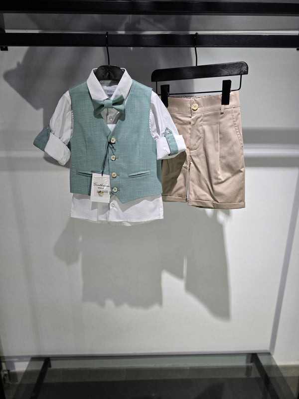 GENTLEMEN NEVERTOO BABY 3/7 MENTA/BEIGE