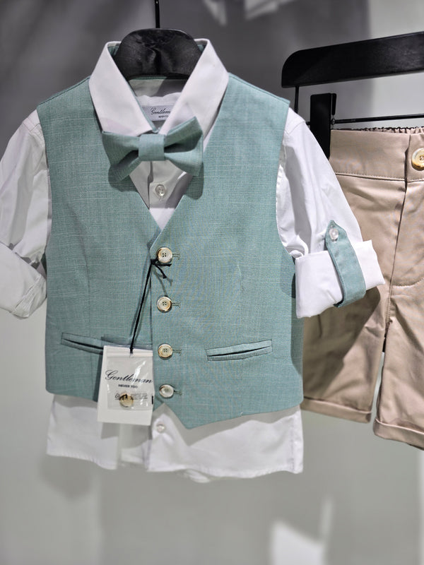 GENTLEMEN NEVERTOO BABY 3/7 MENTA/BEIGE