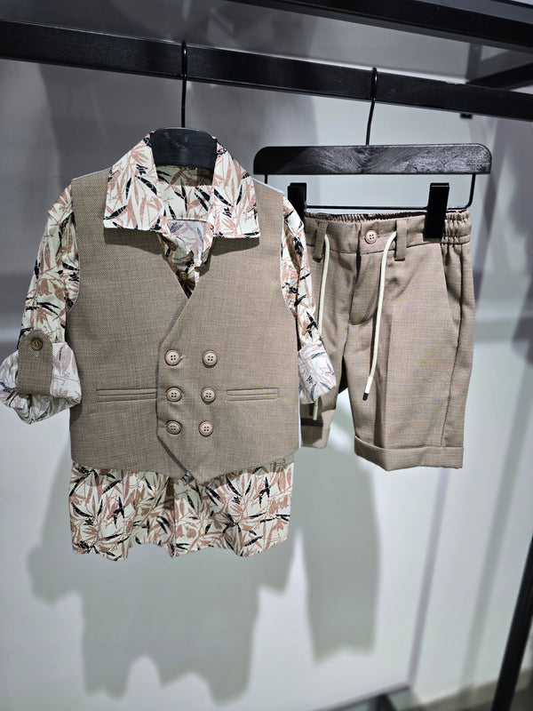 JASPER COORDSET HAWAII 3/7 BEIGE