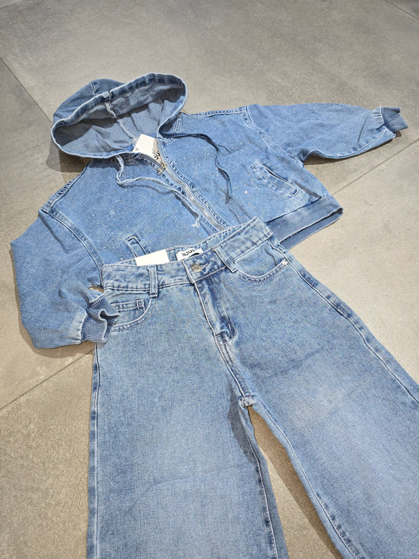 COORDSET JEANS/SWAROVSKI