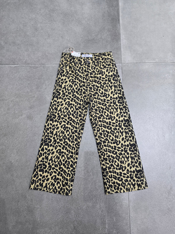 JEANS ANIMALIER BEIGE